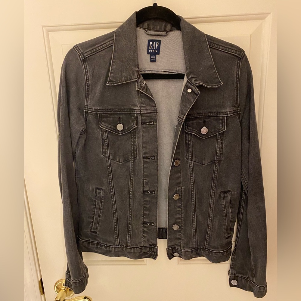 Gap Black Jean Jacket, S